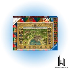 HARRY POTTER HOGWARTS MAP 1500 PC PUZZLE